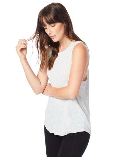 Women's Slinky-Jersey Muscle Tank - Oatmeal Heather