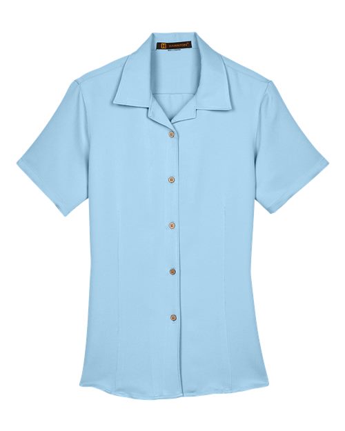 Harriton M570W Cloud Blue — front