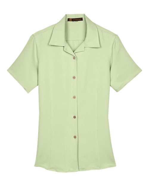 Harriton M570W Green Mist — front