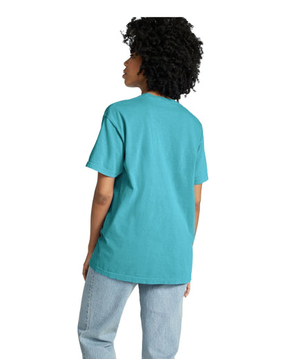 Unisex Heavyweight RS Pocket T-Shirt - Sapphire