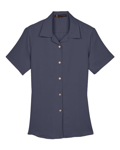 Harriton M570W Navy — front