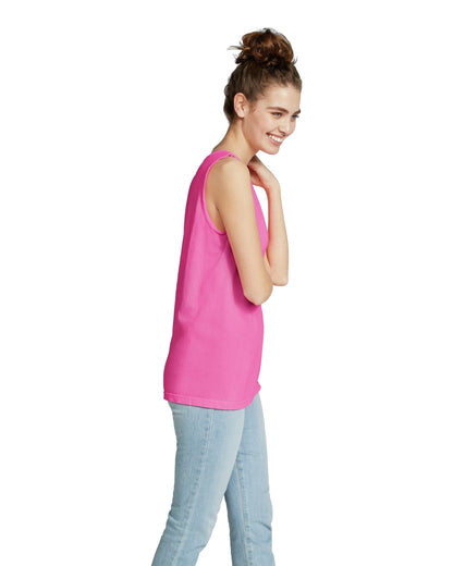 Unisex Heavyweight RS Tank - Neon Pink