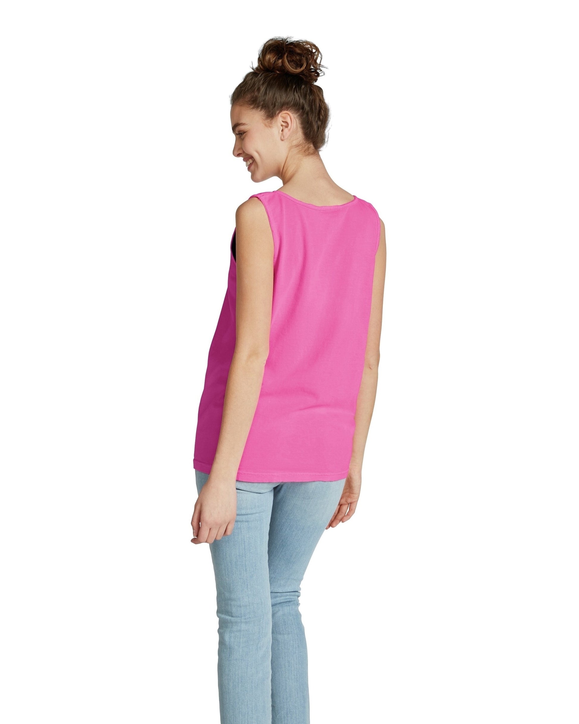 Unisex Heavyweight RS Tank - Neon Pink