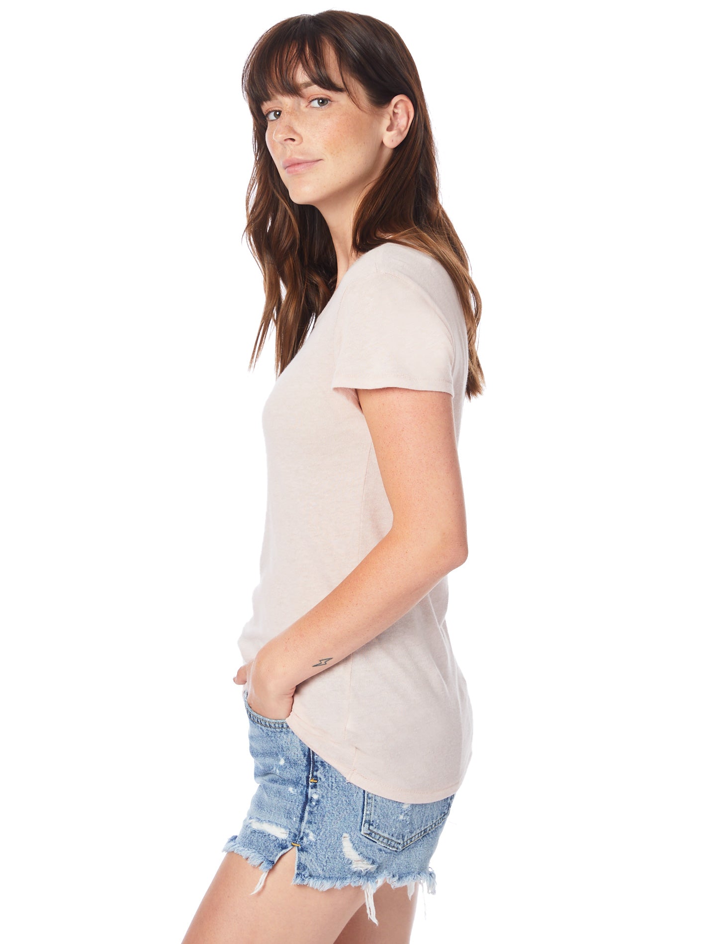 Women's Keepsake Vintage Jersey T-Shirt - Vintage Faded Pink