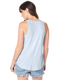 Women's Backstage Vintage Jersey Tank - Blue Sky
