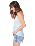 Women's Backstage Vintage Jersey Tank - Blue Sky