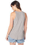 Women's Backstage Vintage Jersey Tank - Smoke