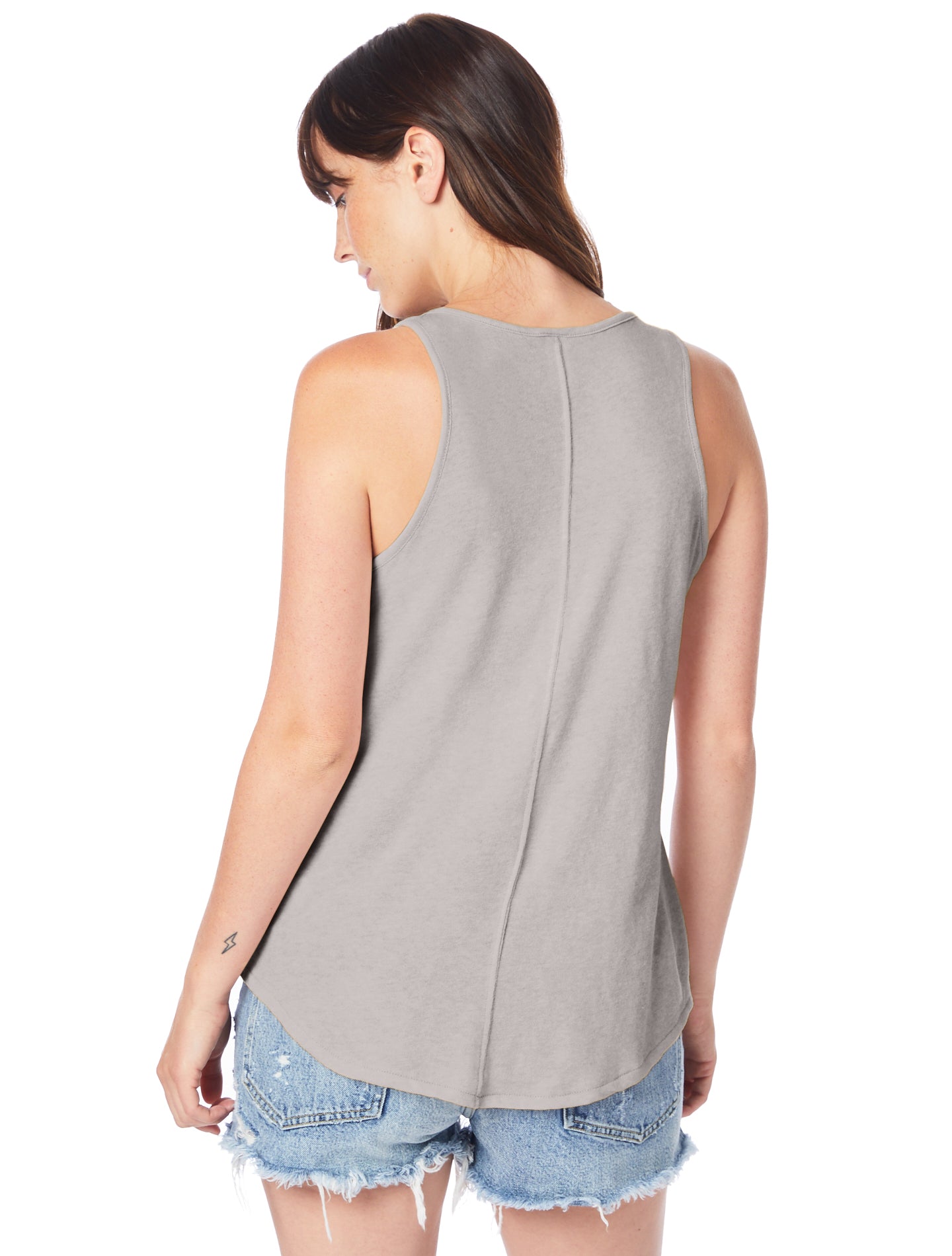 Women's Backstage Vintage Jersey Tank - Smoke