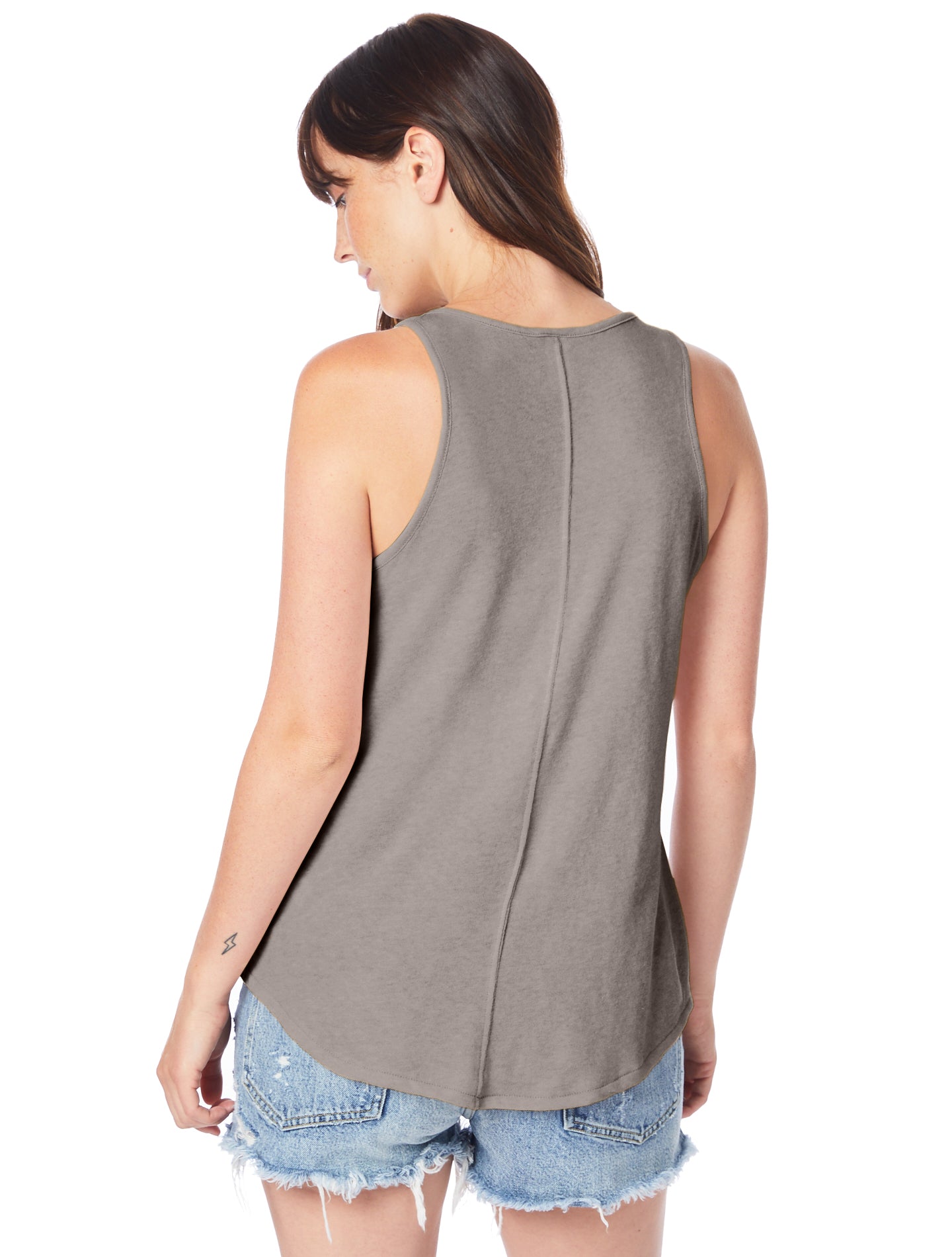 Women's Backstage Vintage Jersey Tank - Vintage Coal