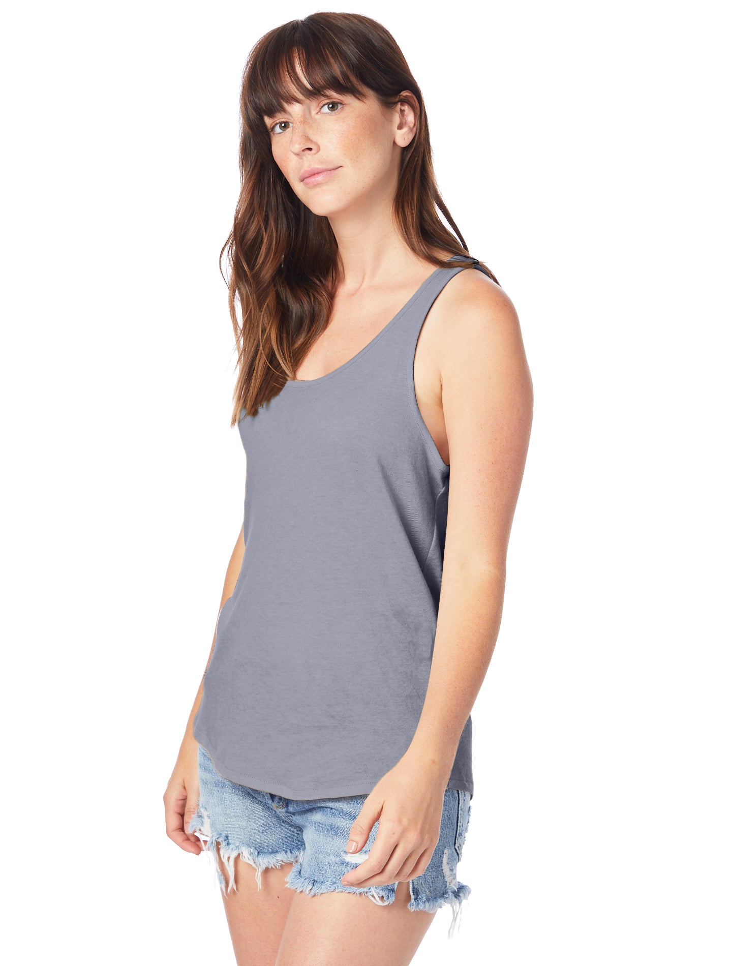 Women's Backstage Vintage Jersey Tank - Vintage Navy