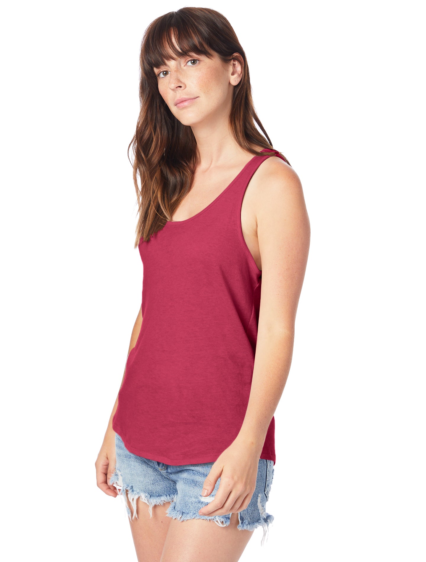 Women's Backstage Vintage Jersey Tank - Vintage Pink