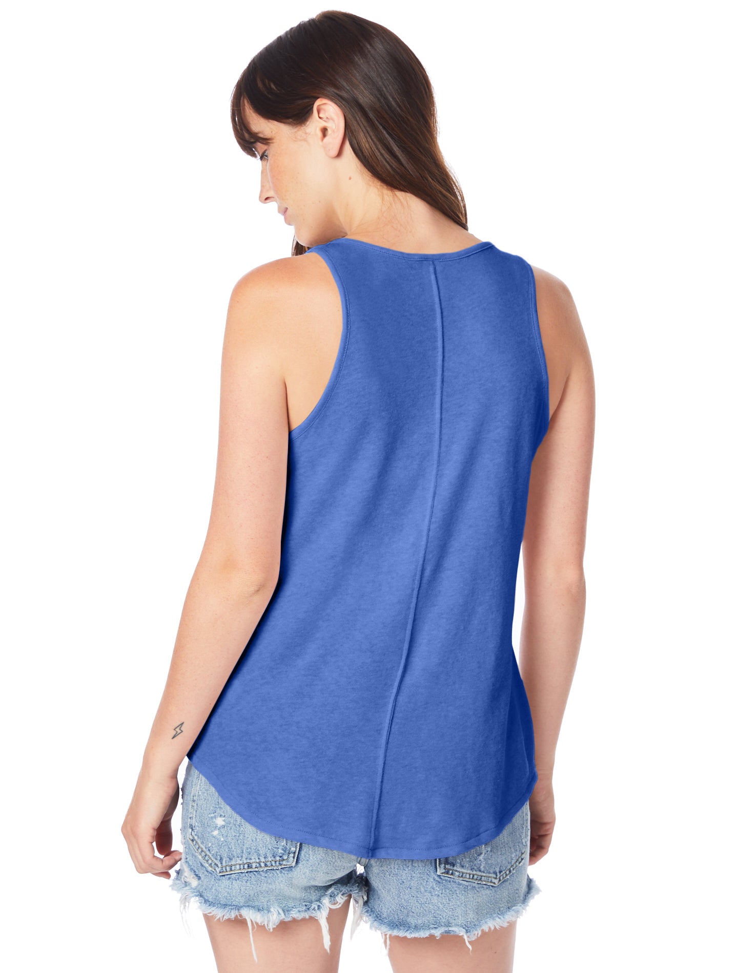 Women's Backstage Vintage Jersey Tank - Vintage Royal