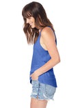 Women's Backstage Vintage Jersey Tank - Vintage Royal