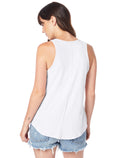 Women's Backstage Vintage Jersey Tank - White
