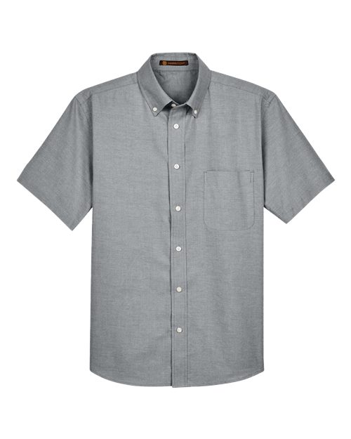 Harriton M600S Oxford Grey — front
