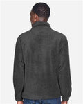 Harriton M980 Charcoal — on model back
