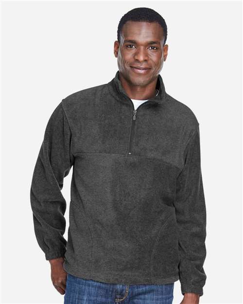 Harriton M980 Charcoal — on model front