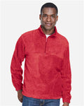 Harriton M980 Red — on model front