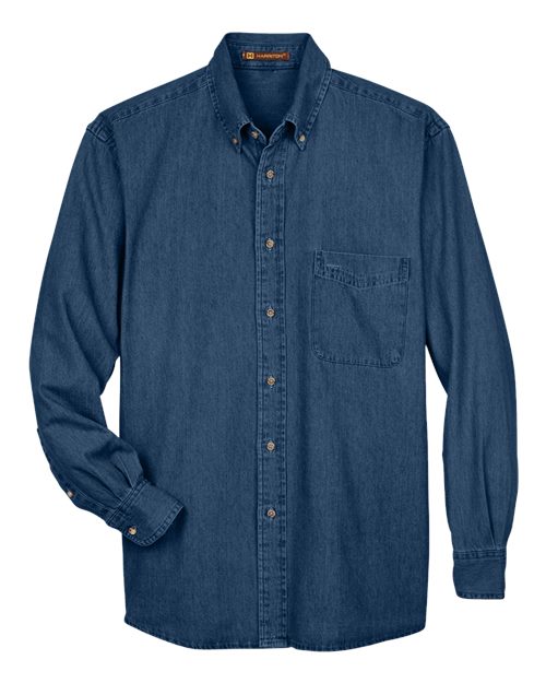 Harriton M550 Dark Denim — front
