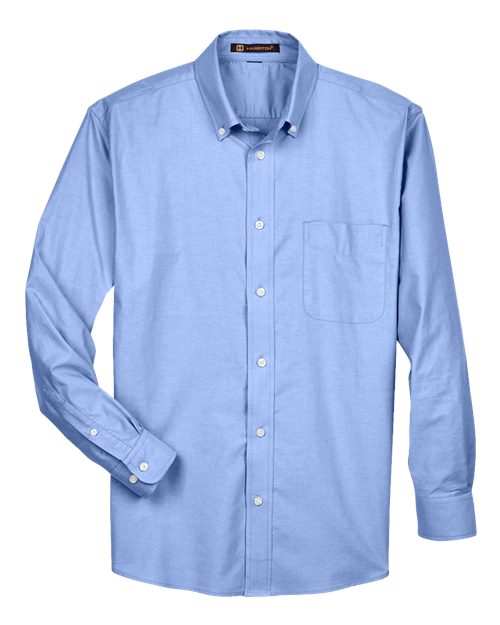 Harriton M600 Light Blue — front