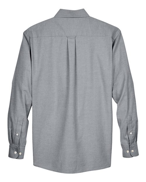 Harriton M600 Oxford Grey — back