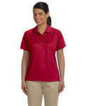 Harriton M374W Red — on model front