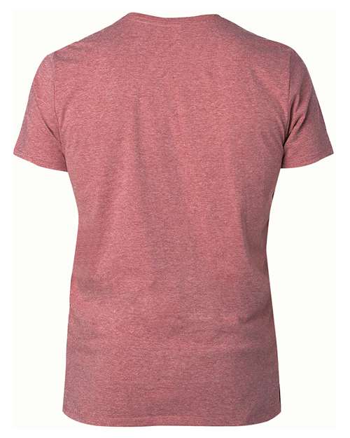 Threadfast Apparel 100A Maroon Heather — back