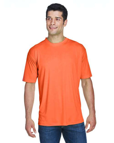 UltraClub 8420 Bright Orange — on model front