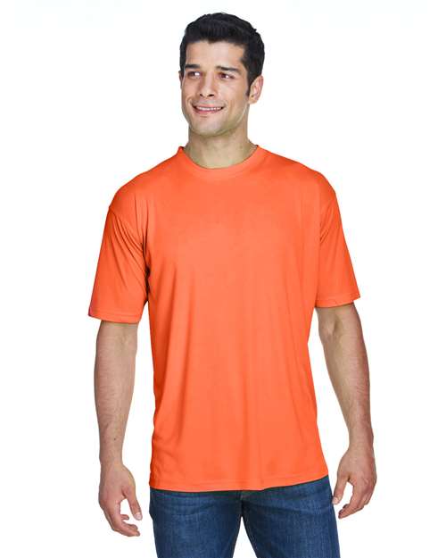 UltraClub 8420 Bright Orange — on model front