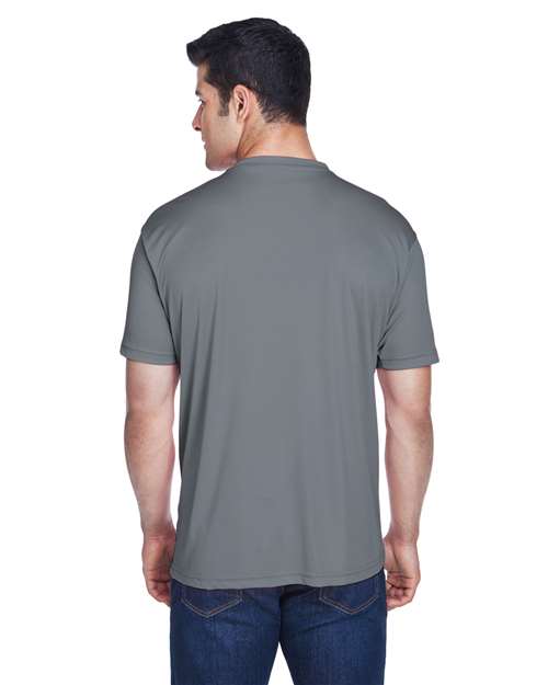 UltraClub 8420 Charcoal — on model back