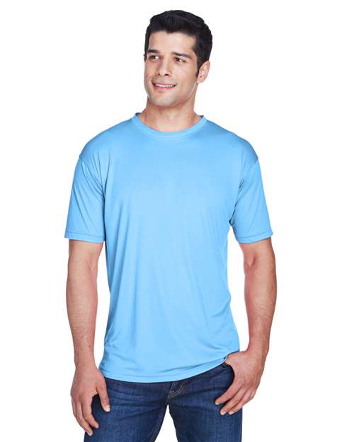 UltraClub 8420 Columbia Blue — on model front
