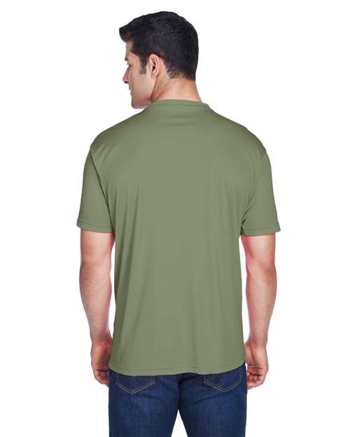 UltraClub 8420 Military Green — on model back