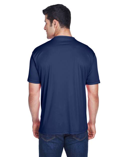 UltraClub 8420 Navy — on model back