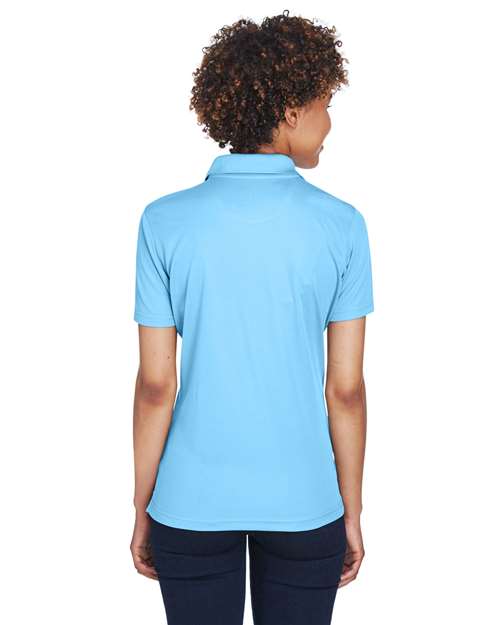 UltraClub 8210L Columbia Blue — on model back