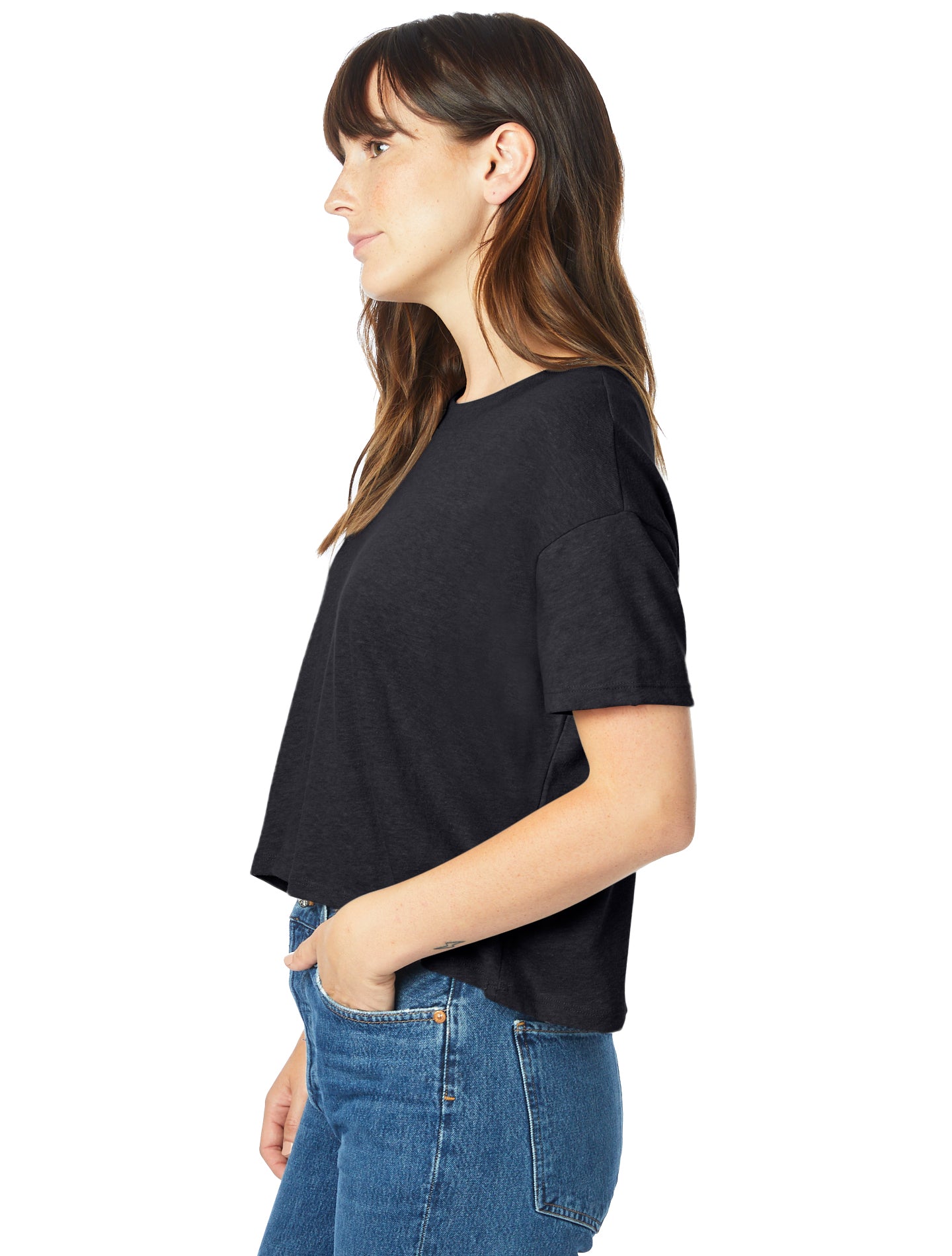 Women's Headliner Cropped T-Shirt - Black
