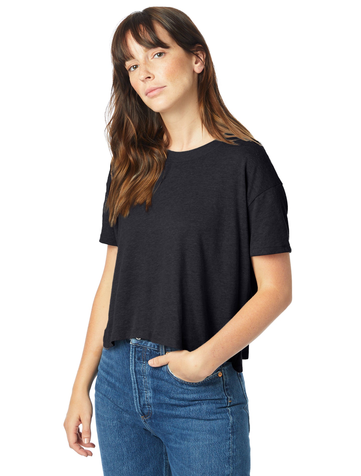 Women's Headliner Cropped T-Shirt - Black