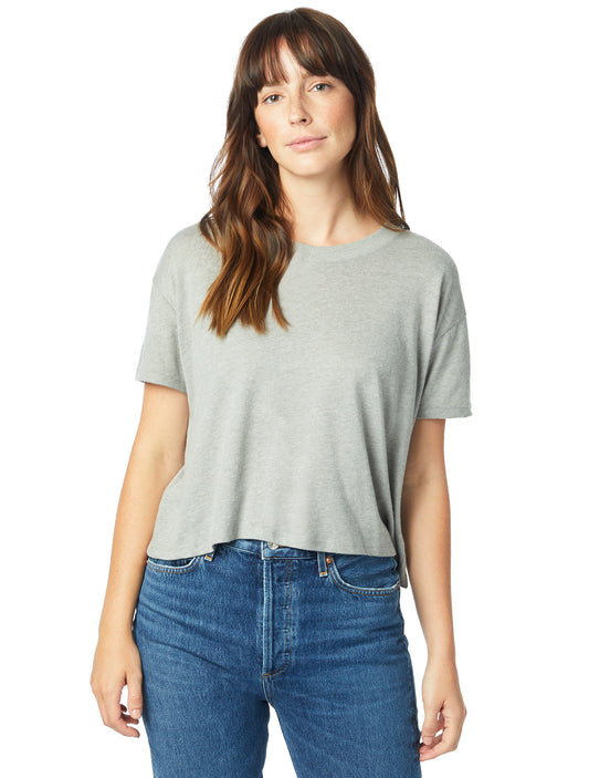 Women's Headliner Cropped T-Shirt - Smoke Gray