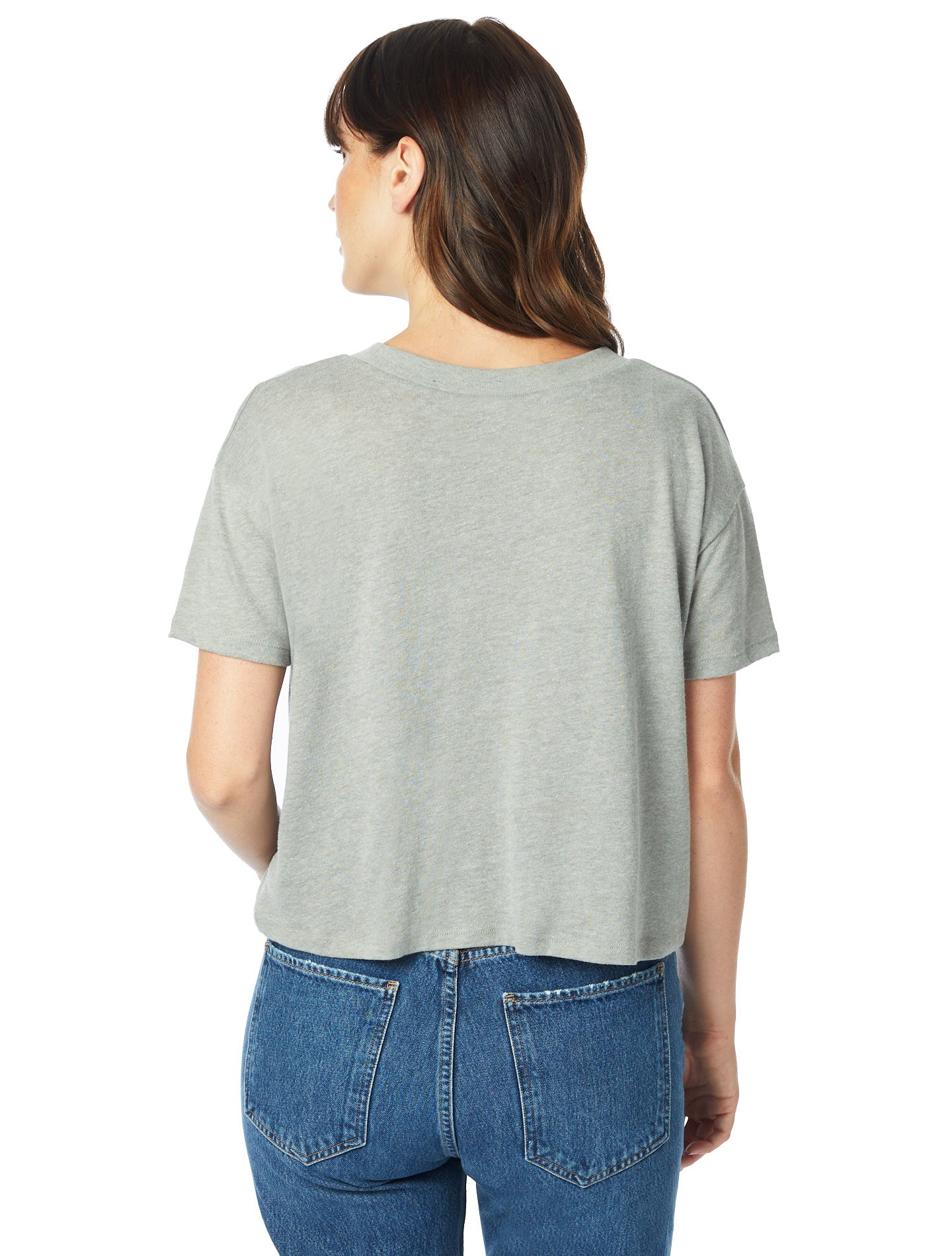 Women's Headliner Cropped T-Shirt - Smoke Gray
