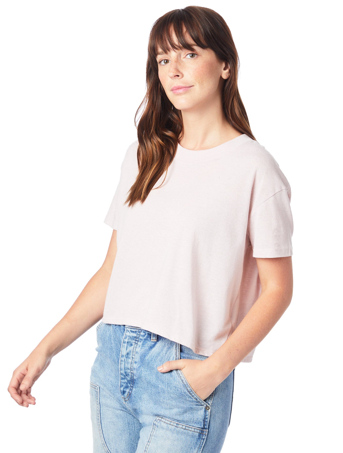 Women's Headliner Cropped T-Shirt - Vintage Faded Pink