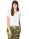Alternative 5114BP - Women's Headliner Cropped T-Shirt - White