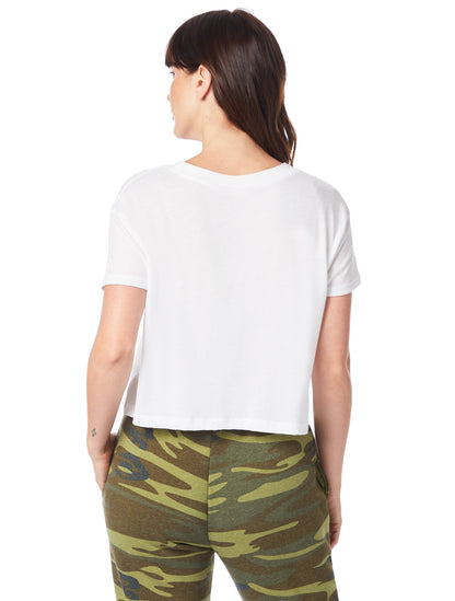 Women's Headliner Cropped T-Shirt - White