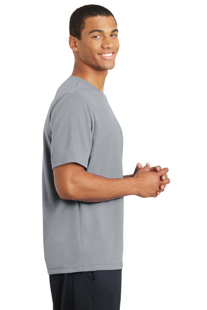 Unisex PosiCharge RacerMesh Tee - Silver