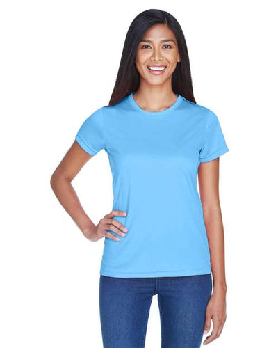 UltraClub 8420L Columbia Blue — on model front