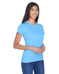 UltraClub 8420L Columbia Blue — on model side