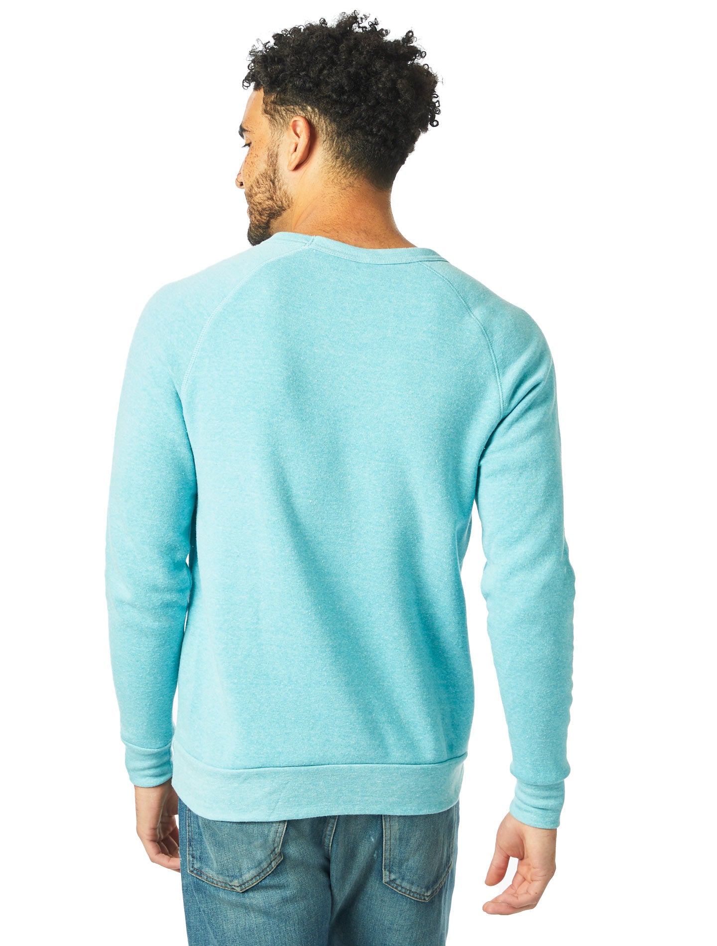 Unisex Champ Eco-Fleece Solid Sweatshirt - Eco Aqua