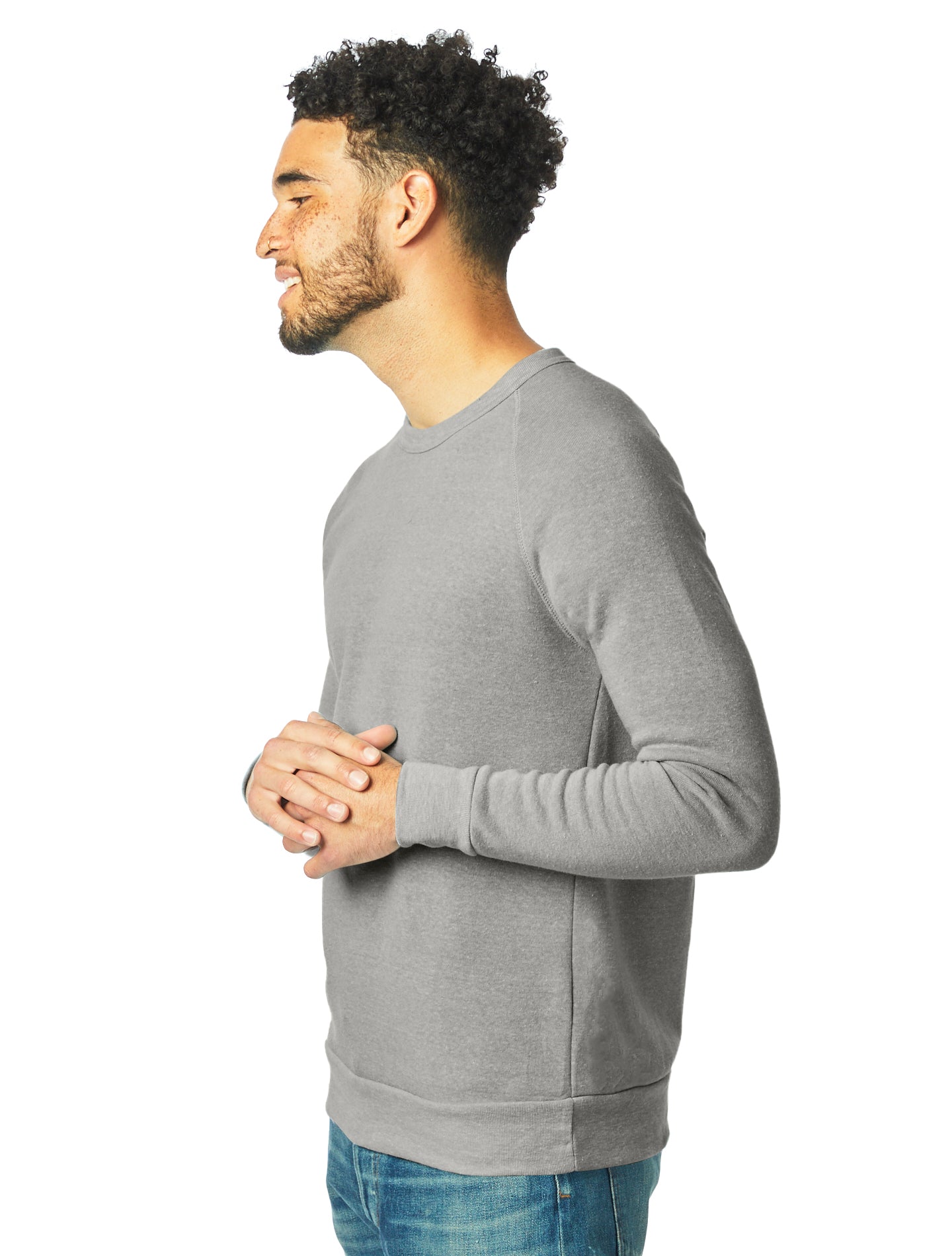 Unisex Champ Eco-Fleece Solid Sweatshirt - Eco Light Gray