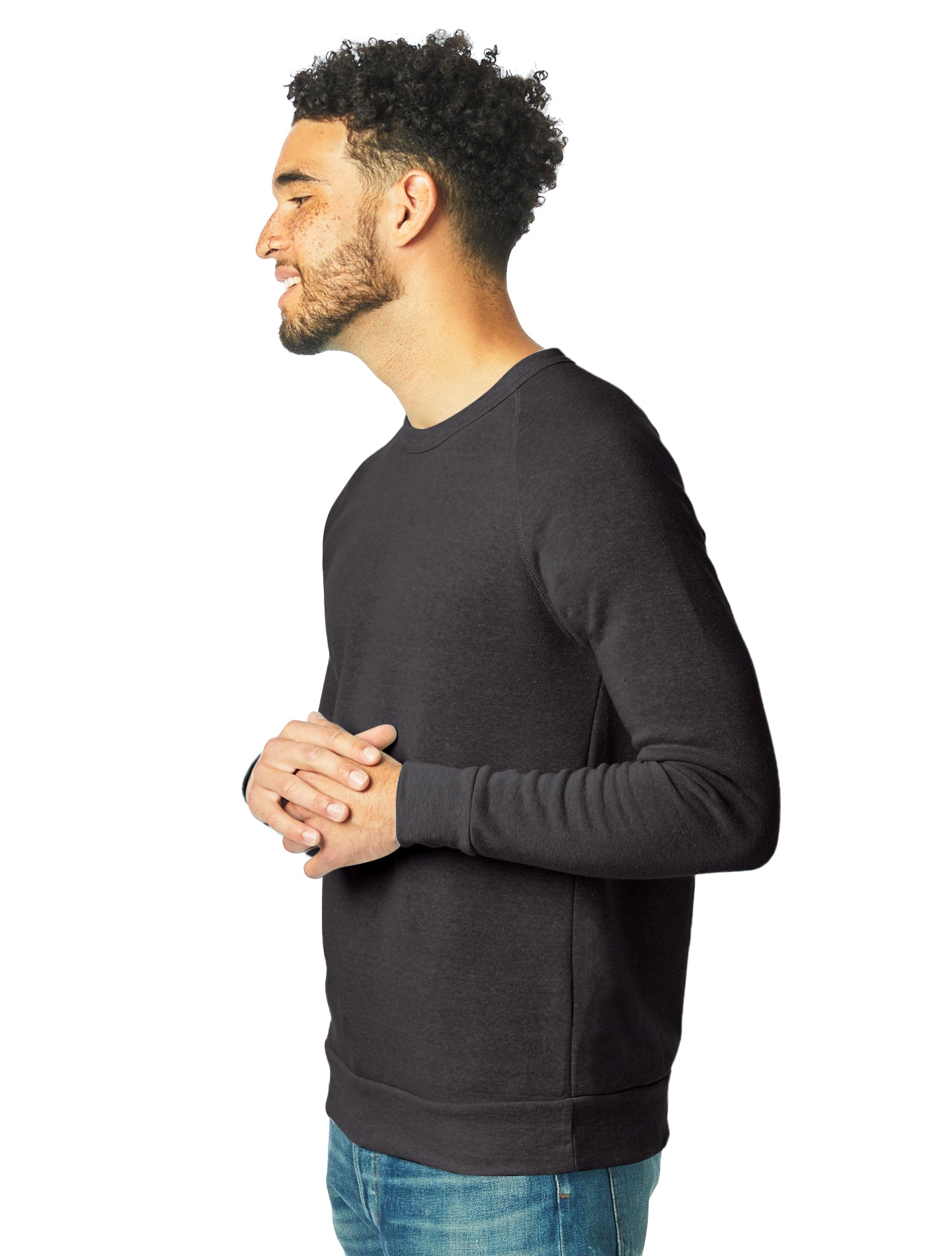 Unisex Champ Eco-Fleece Solid Sweatshirt - Eco True Black