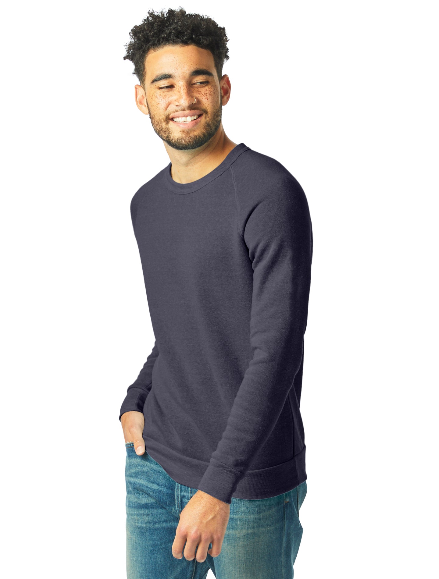 Unisex Champ Eco-Fleece Solid Sweatshirt - Eco True Navy