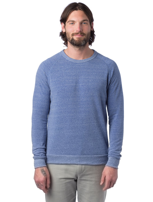 Unisex Champ Eco-Fleece Solid Sweatshirt - Eco Pacific Blue