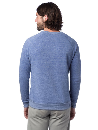 Unisex Champ Eco-Fleece Solid Sweatshirt - Eco Pacific Blue